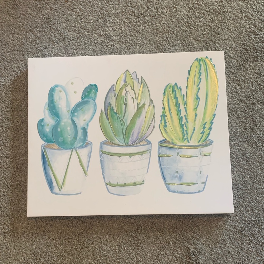 Cactus wall decor